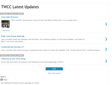 Tablet Screenshot of latest.twcc.org